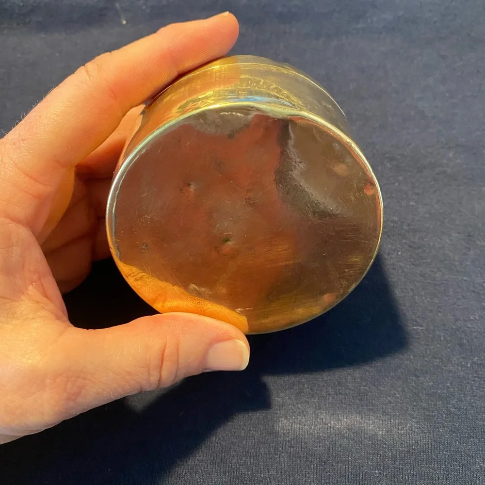 Brass And Wood Decorative Box